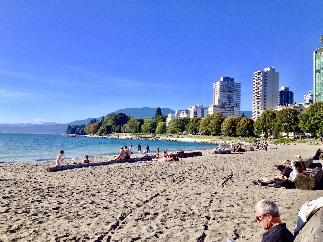Strand im West End Vancouver Kanada