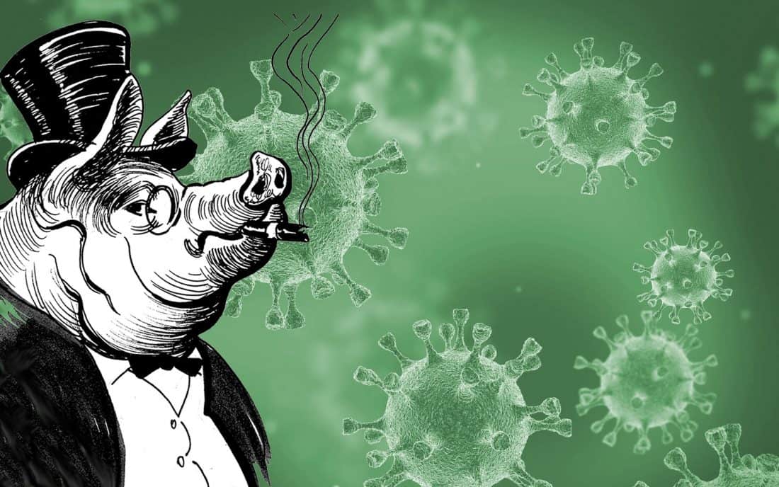 Pandemic aid: handouts for the upper crust