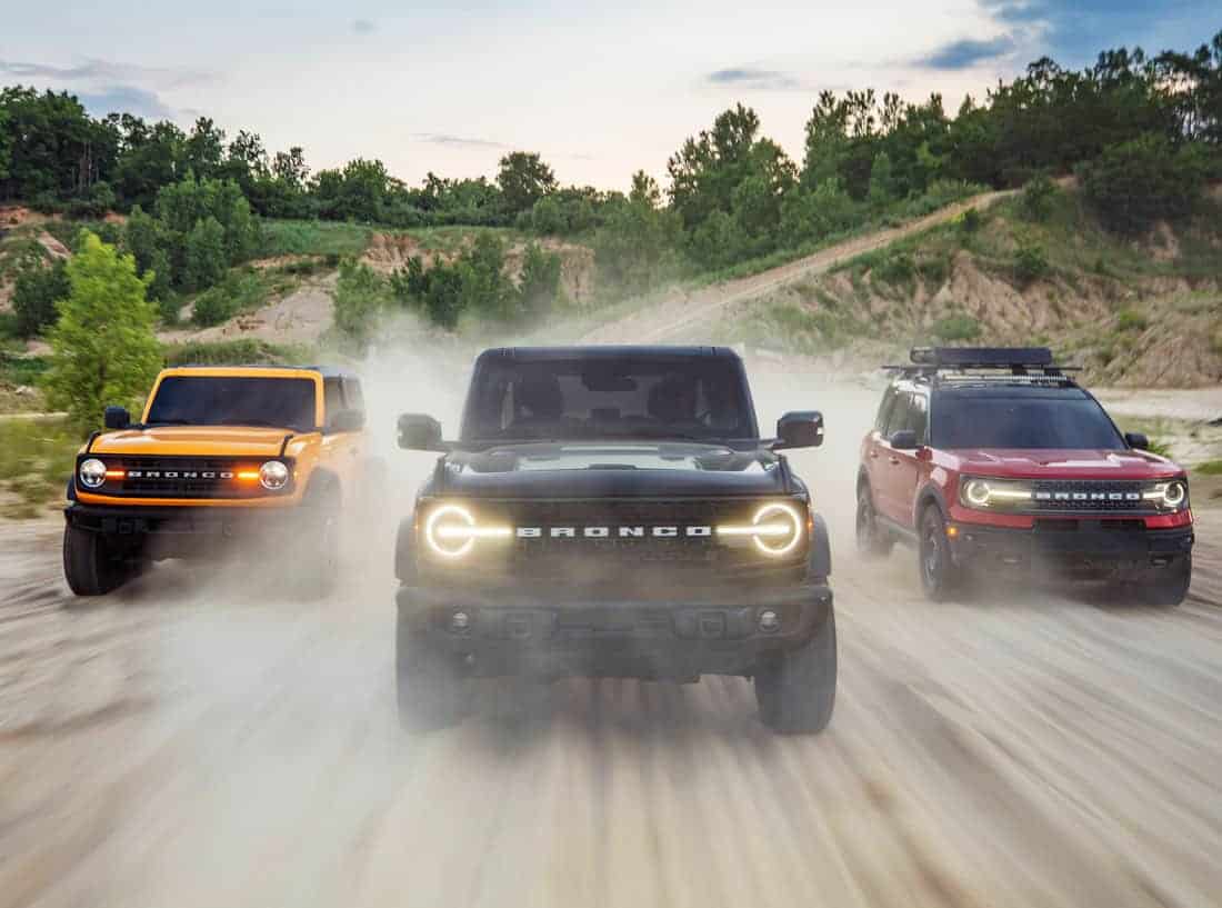 Семейство внедорожников Форд Бронко 2021. Ford Bronco