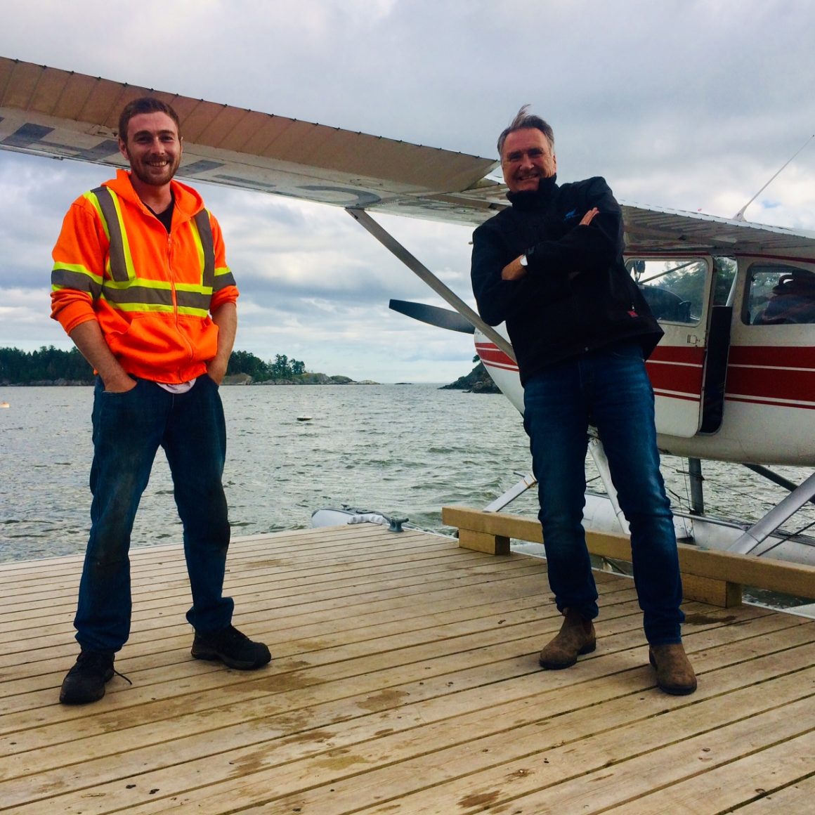 fly-in/fly-out Kaman flying with Randy to Pasley Island