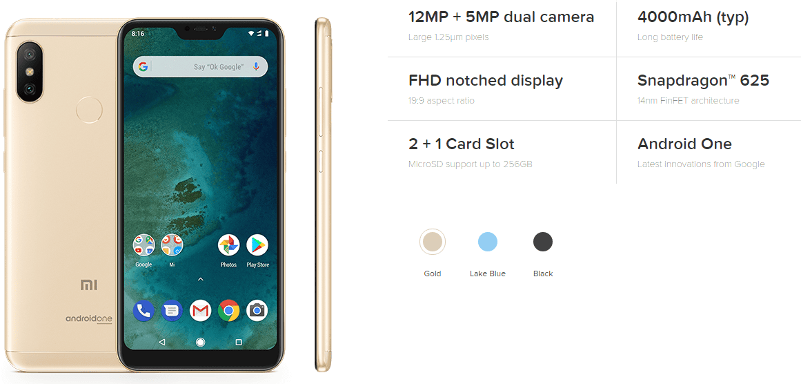 Xiaomi Mi A2 Lite Price In Nepal Specifications Images Features