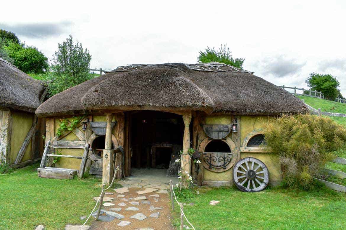 Building in Hobbiton Movie set in Matamata, New Zealand