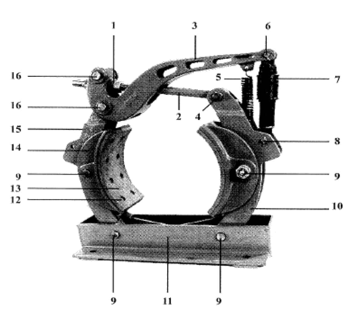 18 X 8 TYPE H BRAKE, J-2932 (Old Style)