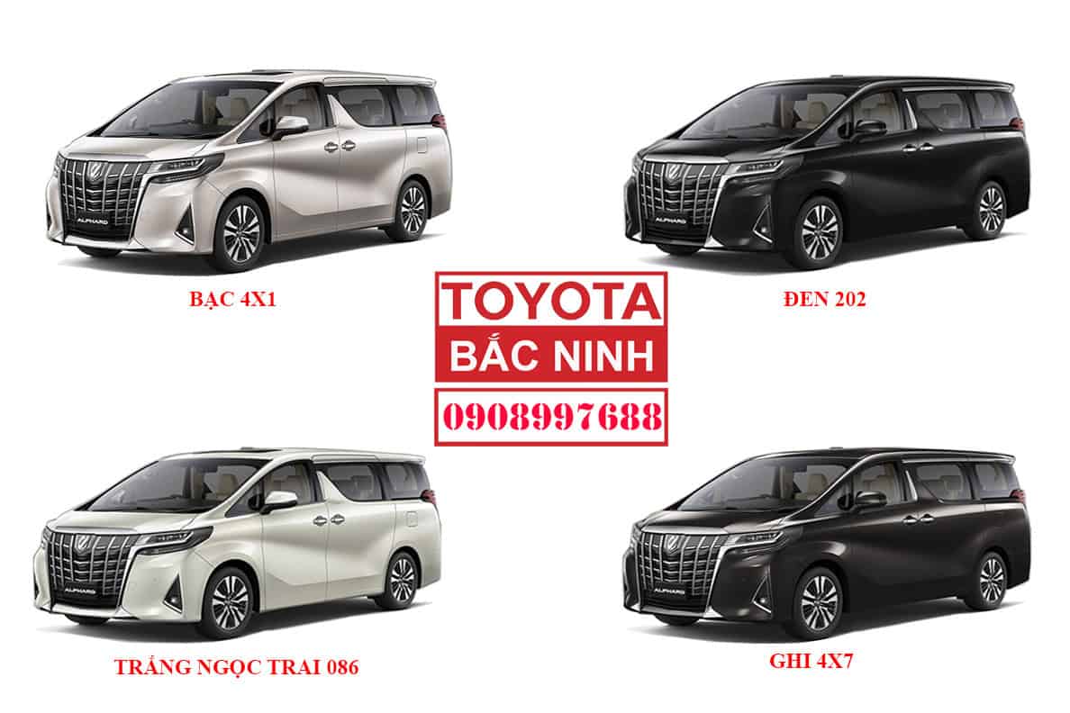 Bảng màu Alphard