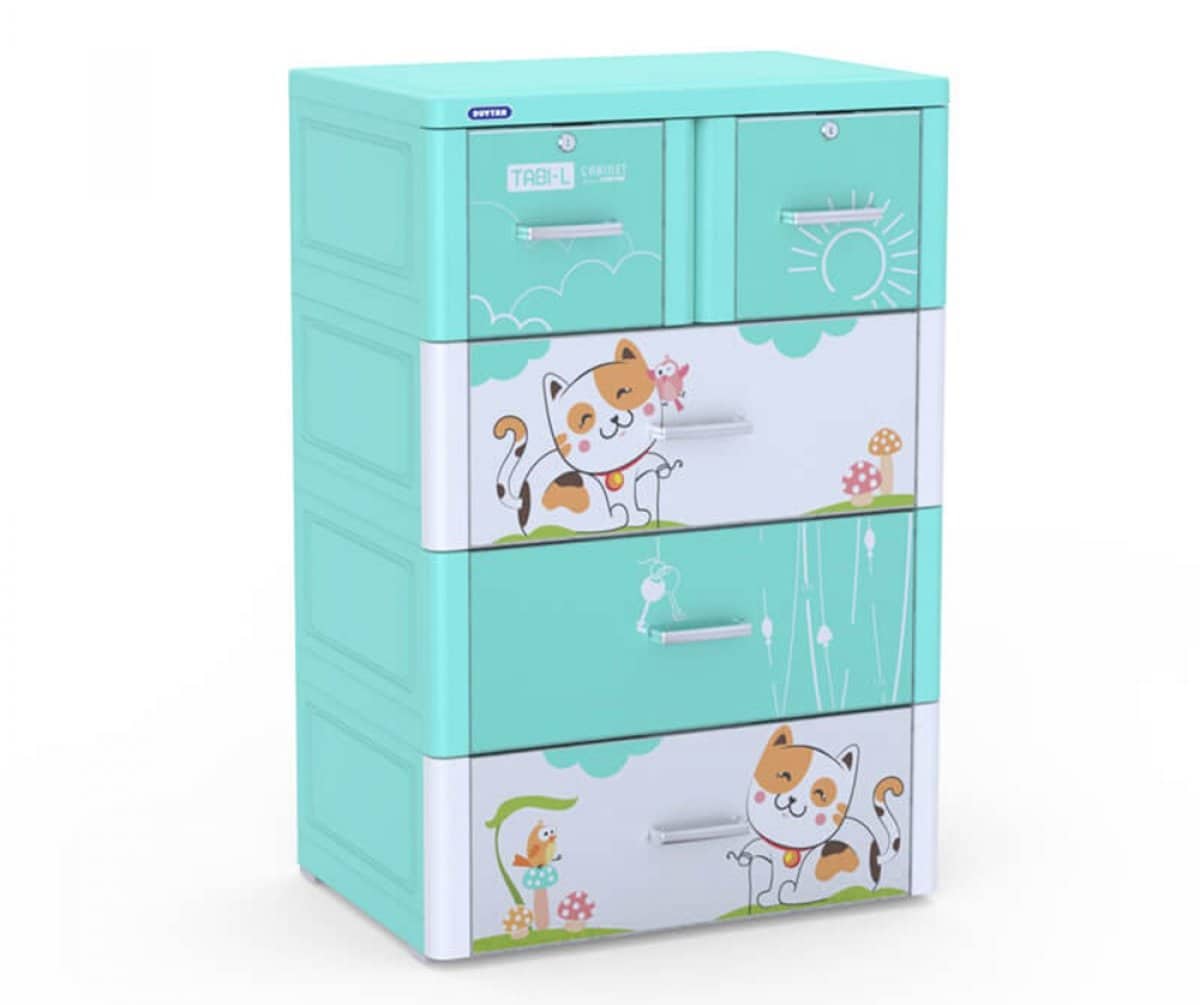 Tủ Nhựa Cho Bé Tủ nhựa Tabi-L cho bé gái dưới 1 tuổi - Giá: 1.730.000 đồng