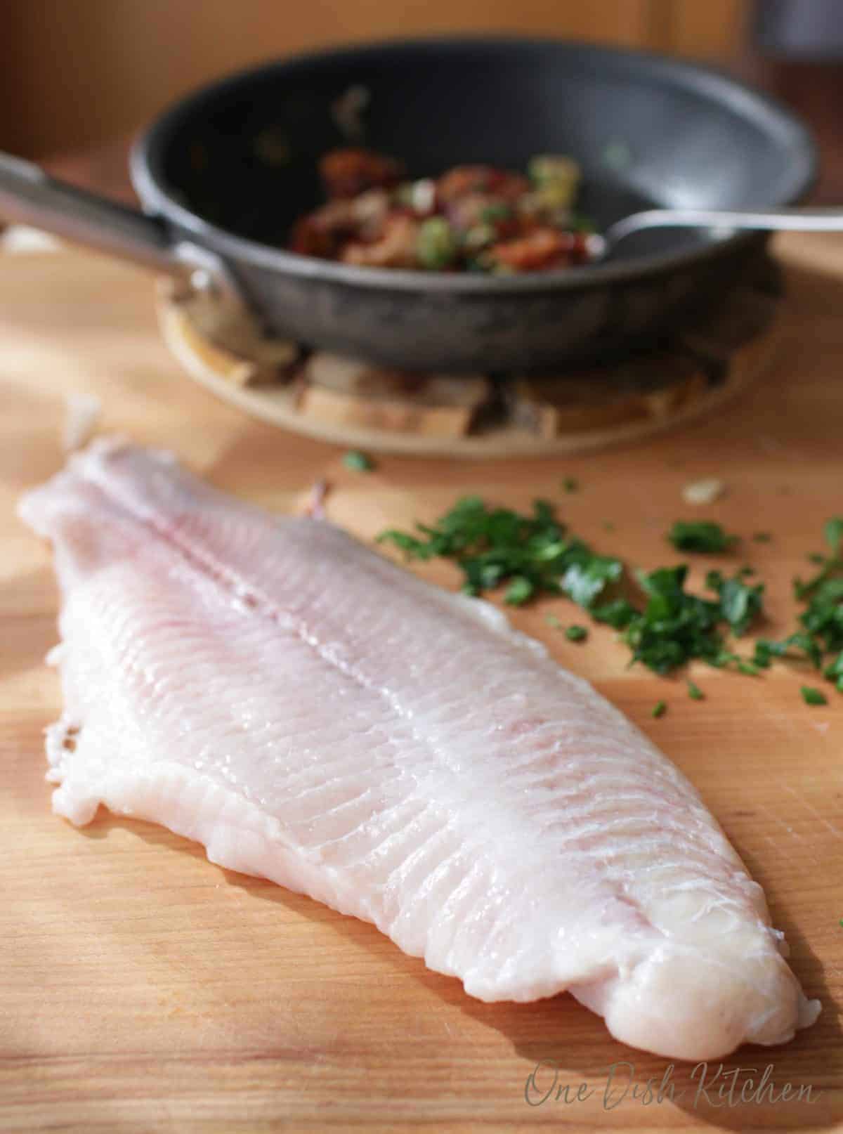 Baked Stuffed Fish Recipe | Single Serving | One Dish Kitchen