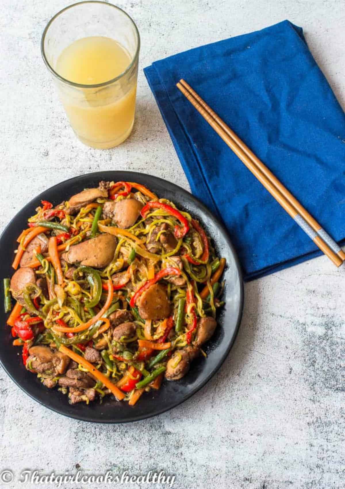 Guyanese Chow Mein Low Carb Gf That Girl Cooks Healthy Get your favorite guyanese food recipe for free. guyanese chow mein