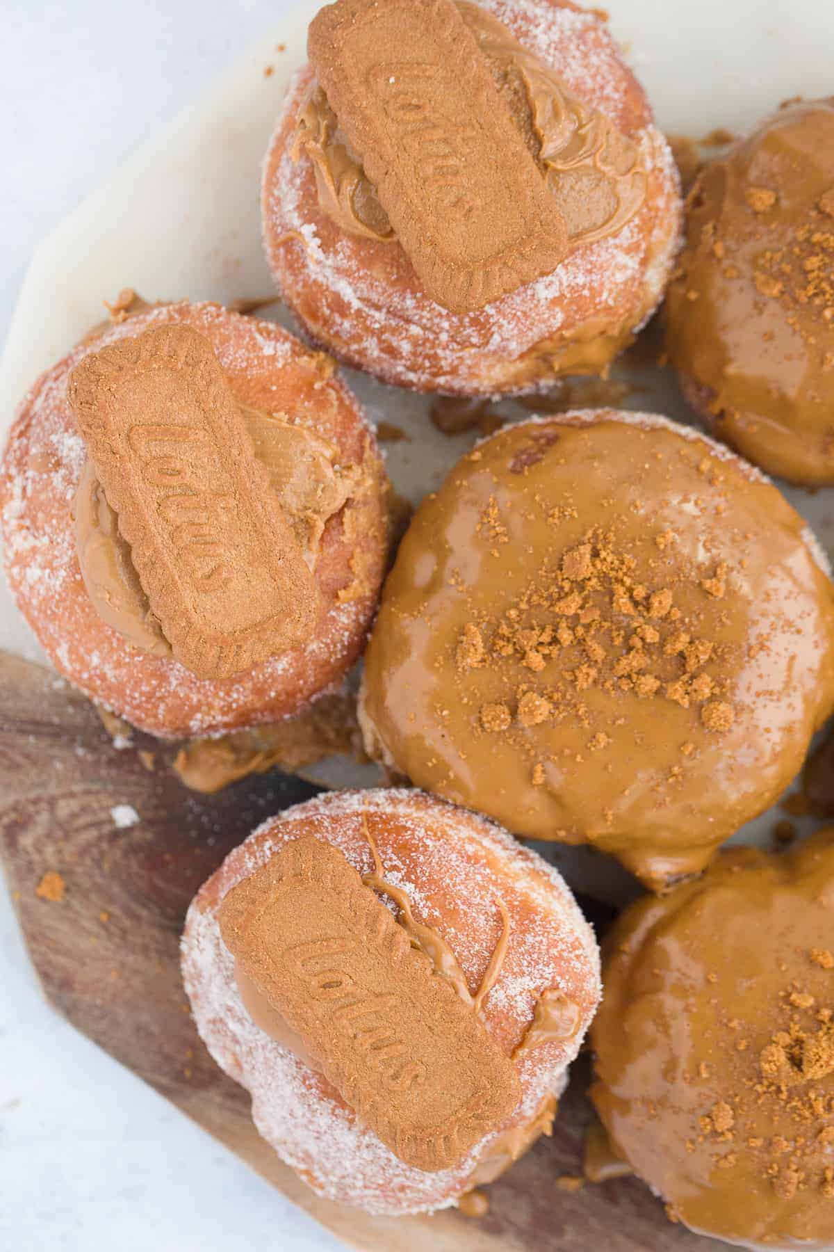 Lotus Biscoff Doughnuts Amy Treasure