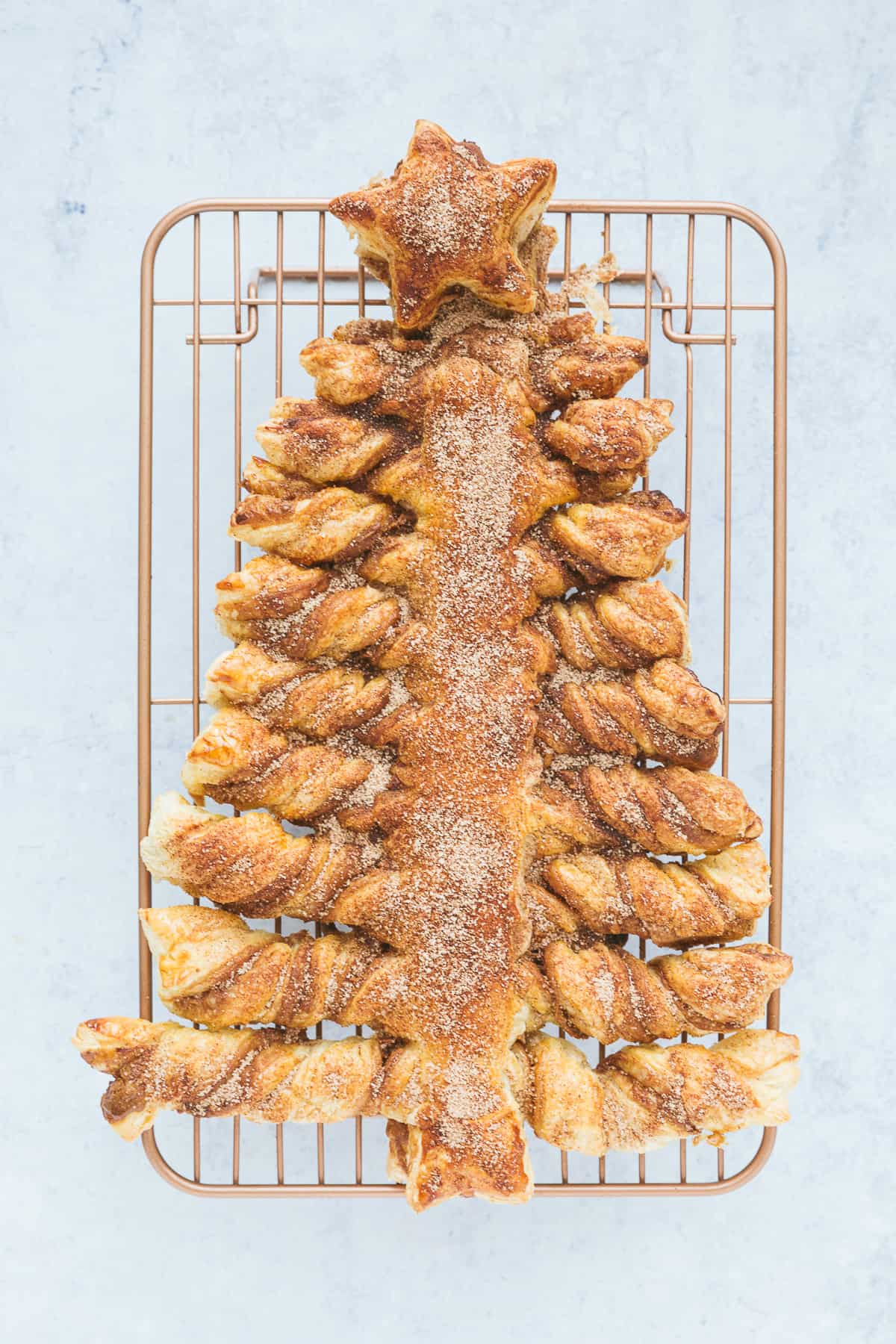 Lotus Biscoff Puff Pastry Christmas Tree Amy Treasure