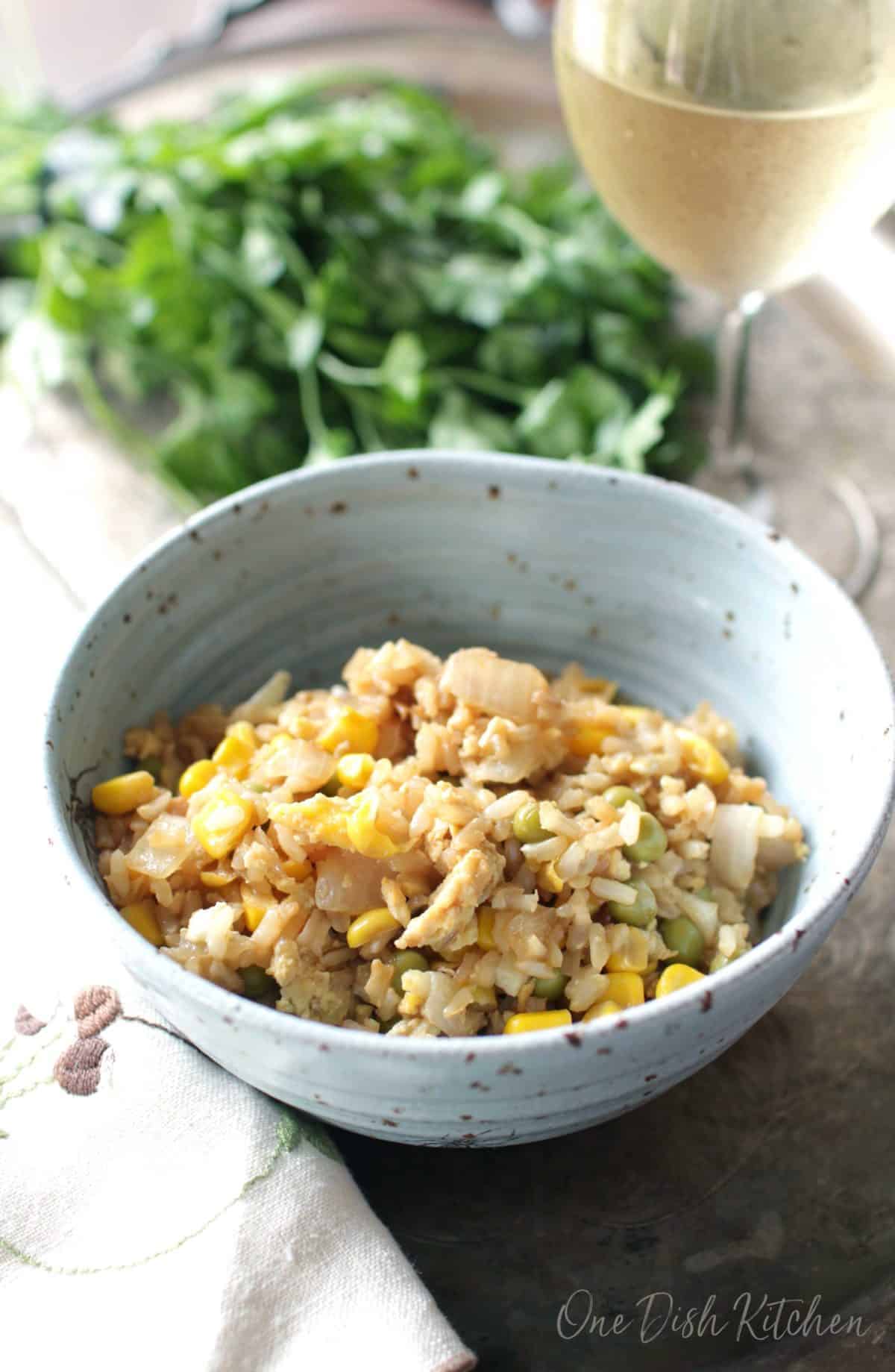 Easy Fried Rice Recipe Single Serving One Dish Kitchen
