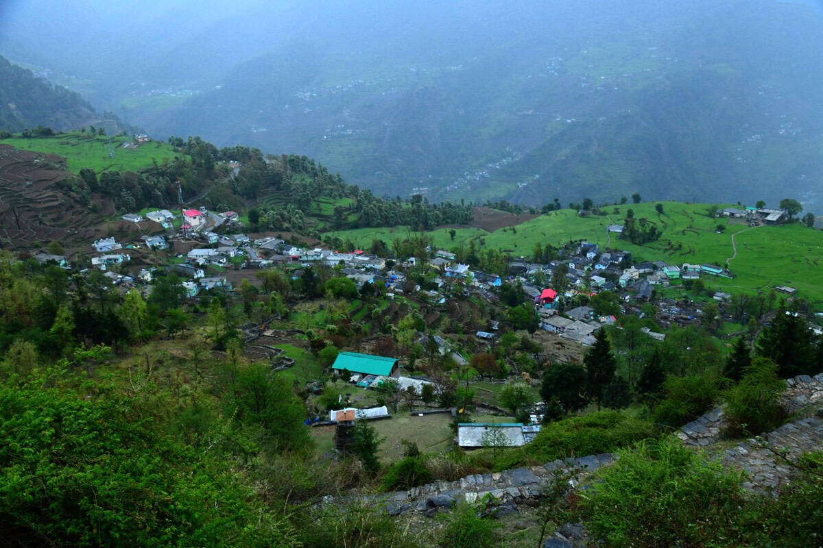 Sari Village in Rudraprayag District ,Near Chopta, Ukhimath