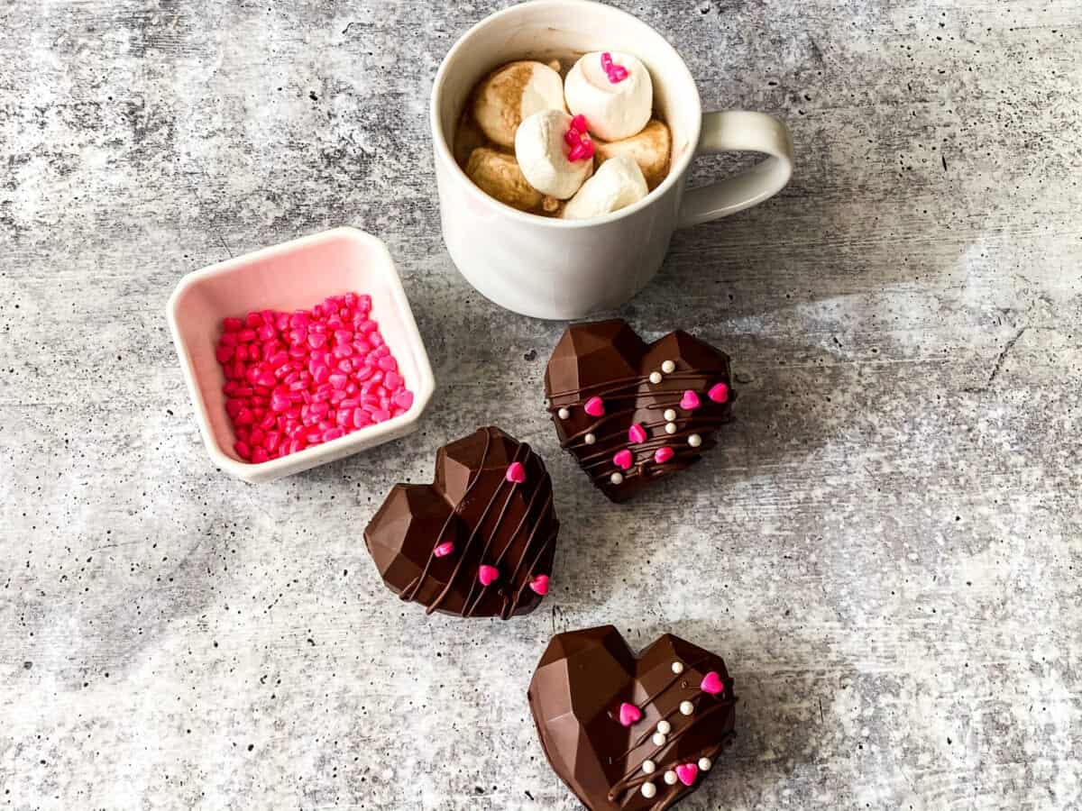 Heart Shaped Coco Bombs