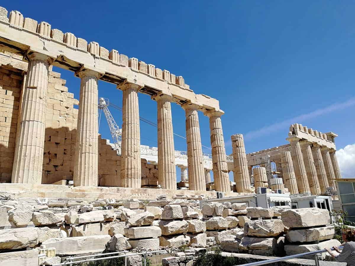 Akropolis über Athen