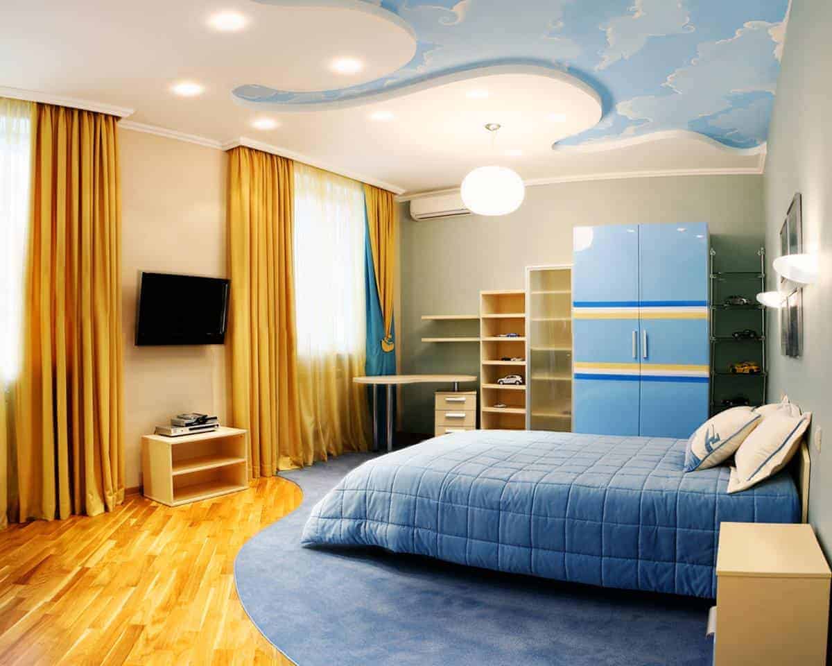 bedroom false ceiling colours