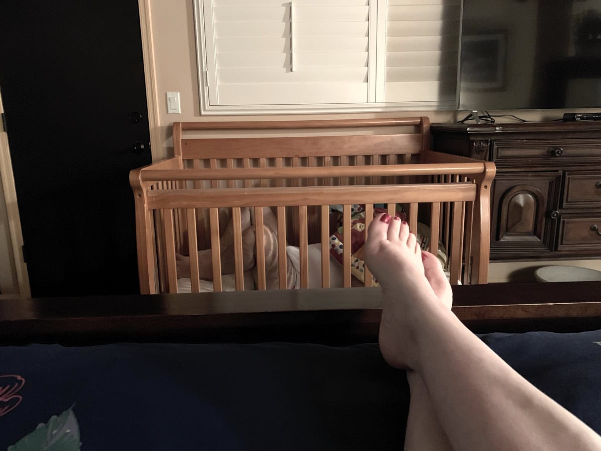 Crib Time for Baby Buttons