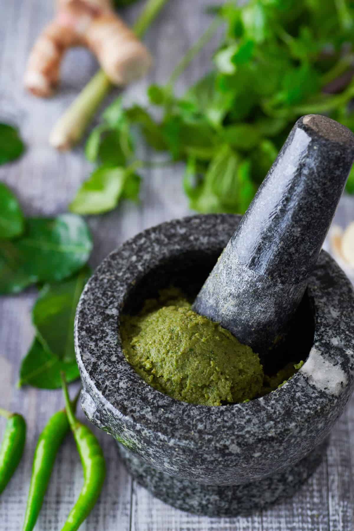 Green Curry Paste Recipe À¸à¸£ À¸à¹à¸à¸à¹à¸ À¸¢à¸§à¸«à¸§à¸²à¸ Prik Gaeng Kiew Wan