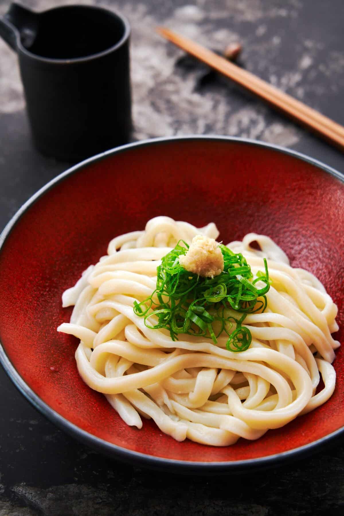 Everything you need to know to make and cook fresh homemade udon noodles freom scratch.
