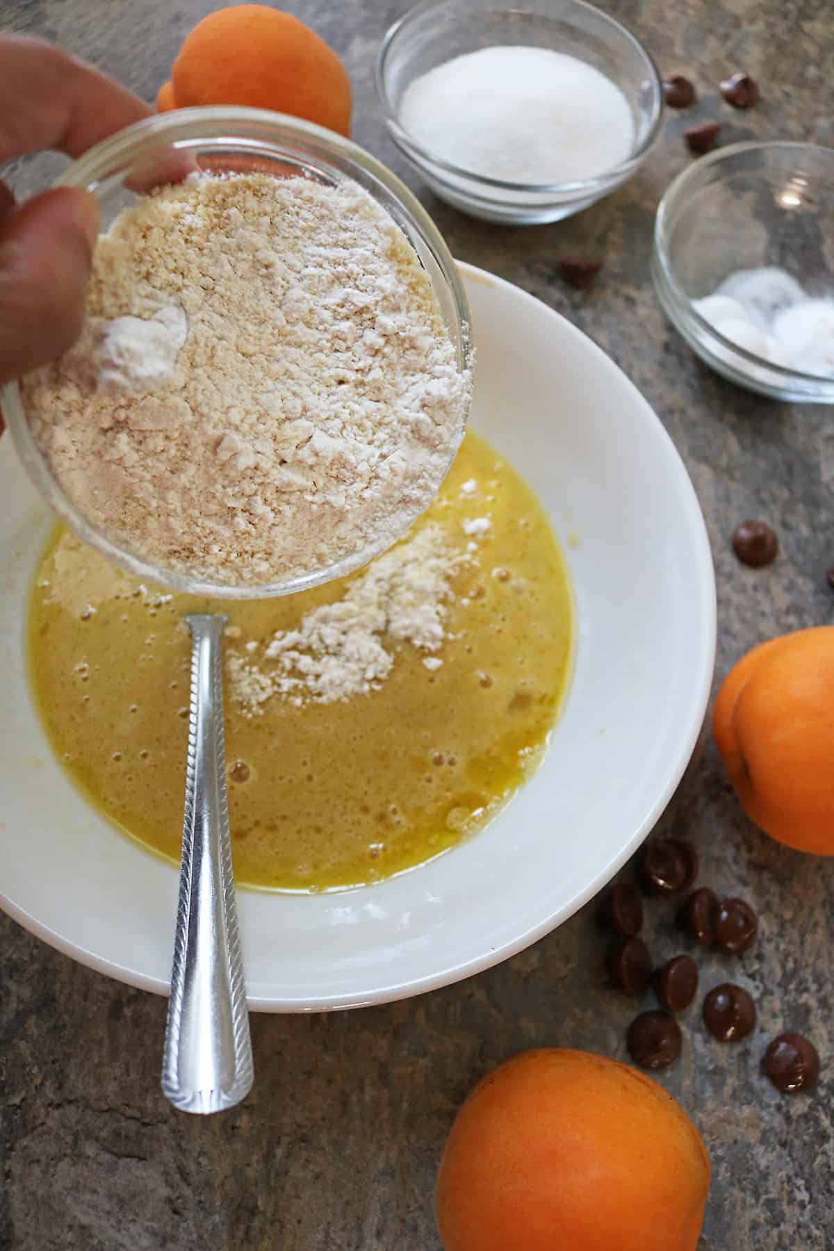 Gluten Free Chocolate Chip Muffin Tops with Apricots Recipe