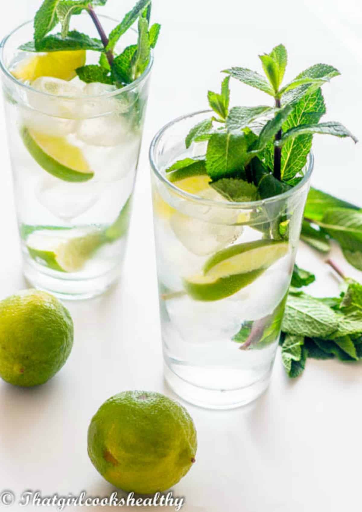 Mint Lime Drink That Girl Cooks Healthy