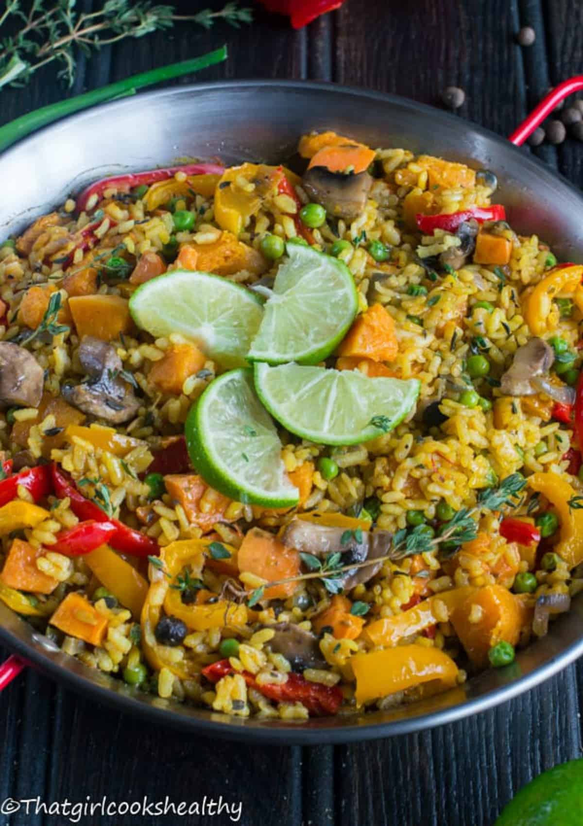 Vegan Paella (Caribbean Paella) That Girl Cooks Healthy