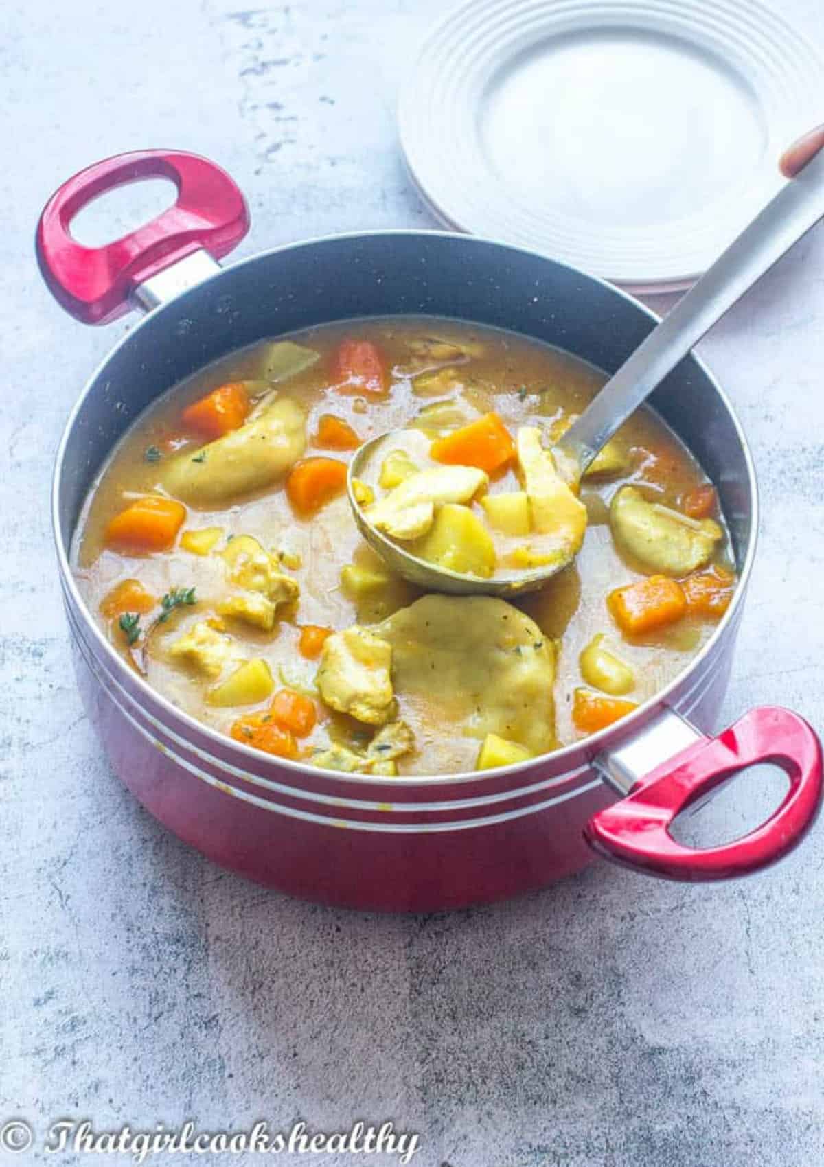 Jamaican Chicken Soup (Gluten Free) - That Girl Cooks Healthy