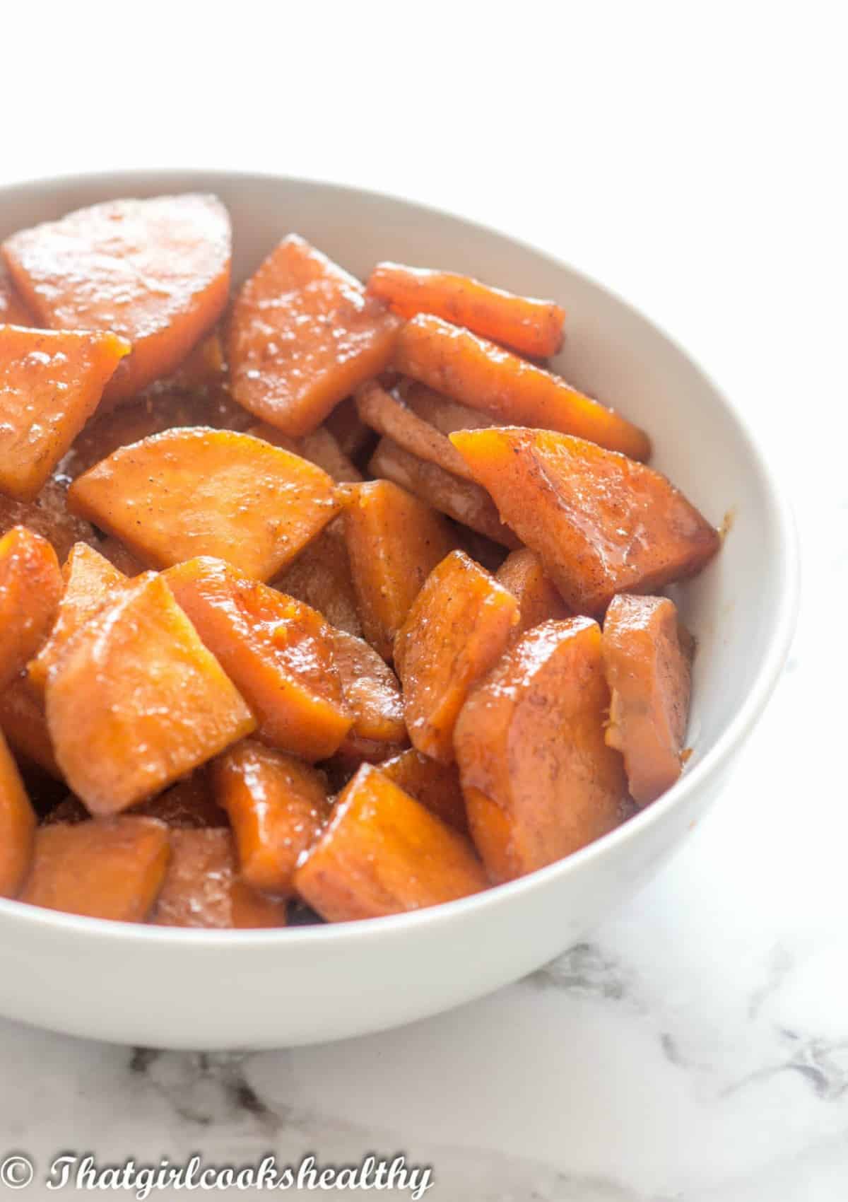Stove Top Candied Yams (Vegan) That Girl Cooks Healthy