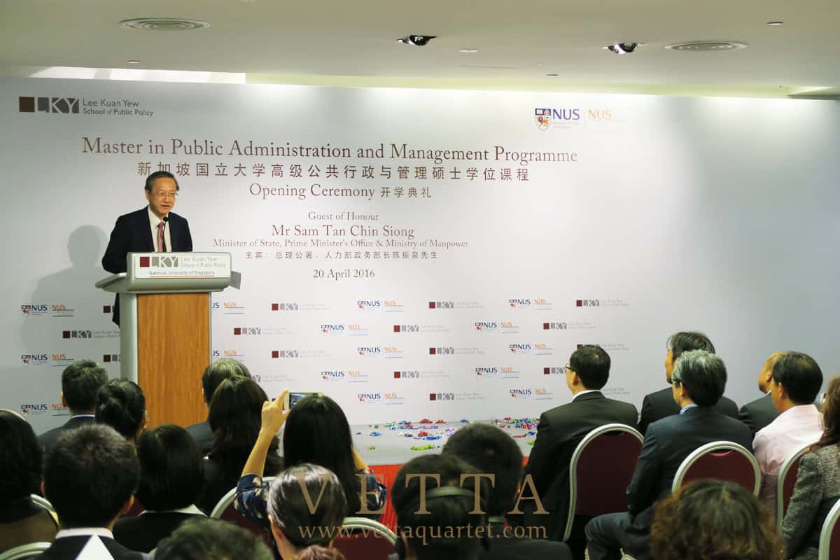 Opening Ceremony Of Masters In Public Administration And Management Programme Lky School Of Public Policy Vetta Singapore Wedding Music Event Entertainment Live Music Band