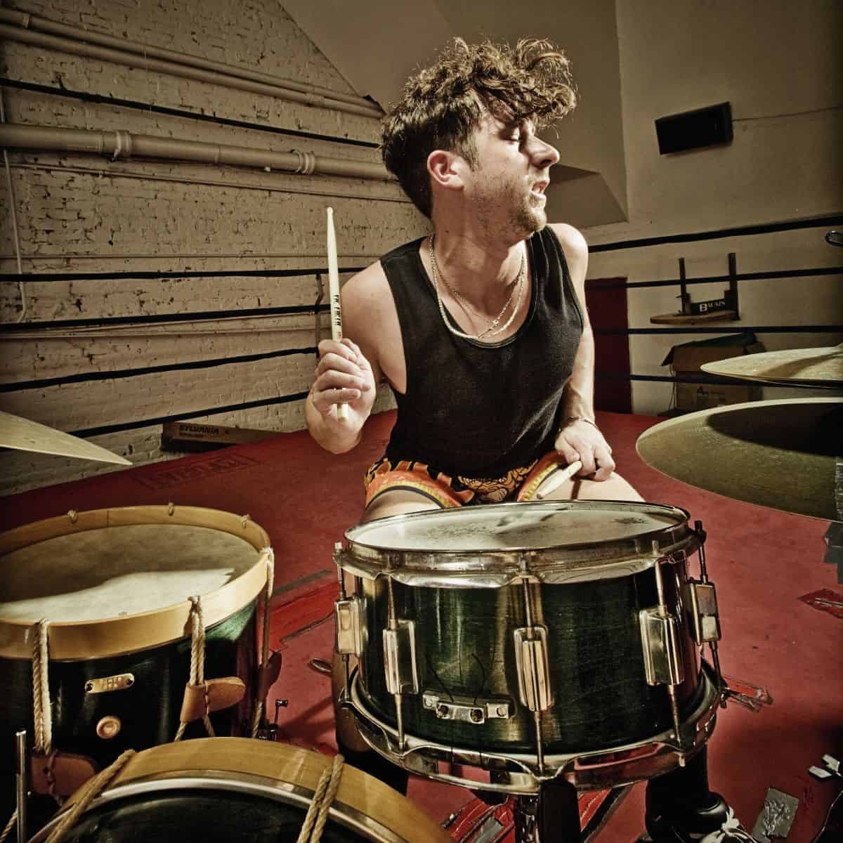 Sean Noonan Drumming. Photo: Dirk Eusterbrock