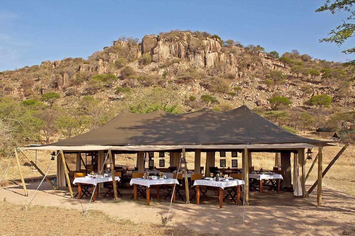 Serengeti Pioneer Camp Dining