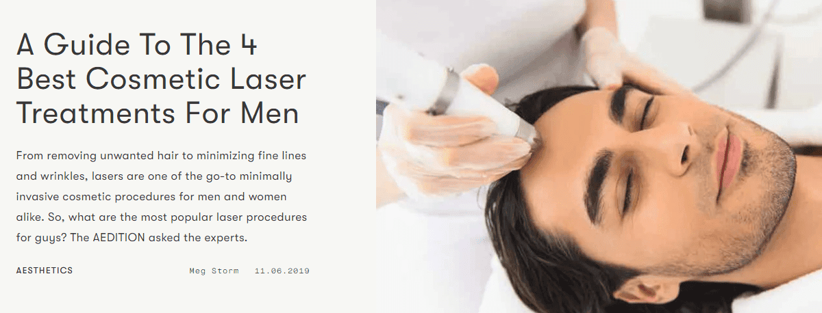 guideto4bestcosmetic Dr Ron Shelton's interview on Cosmetic Laser Treatments For Men