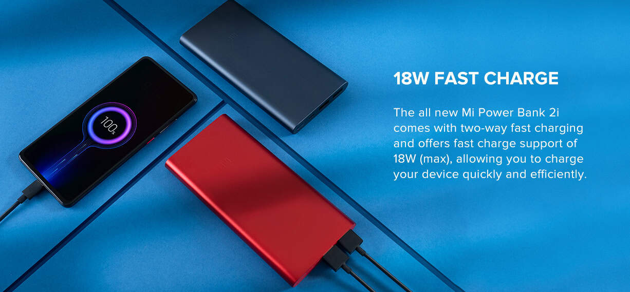 Mi Power Bank 2i 18W Fast Charge