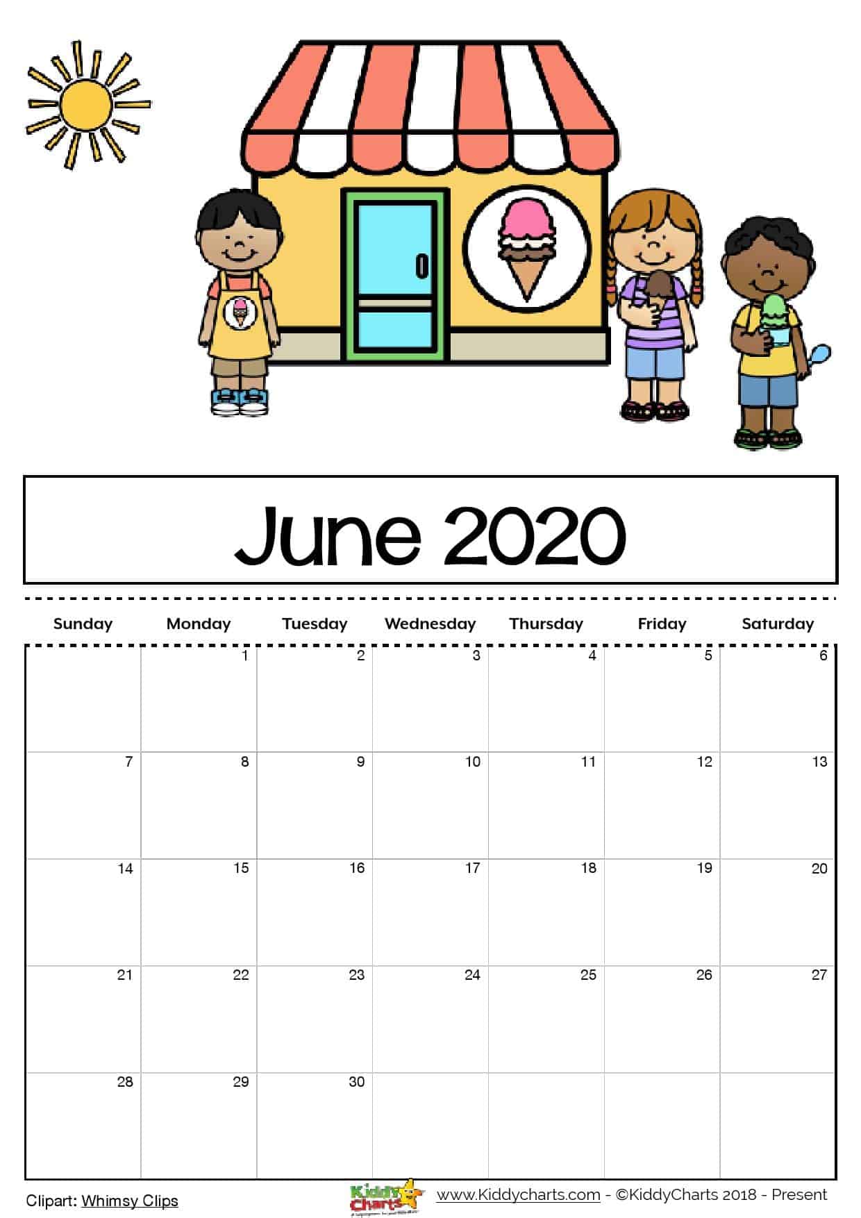 Looking for a free printable 2020 calendar? Then we've got it for you - come take a look now! #calendar2020 #printables #kidsprintables #calendars #kids