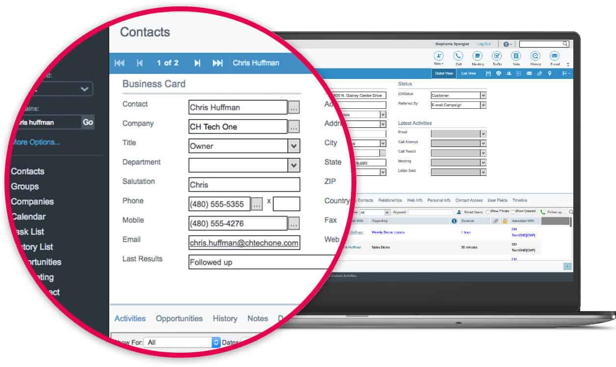 Act crm zoom Act CRM image