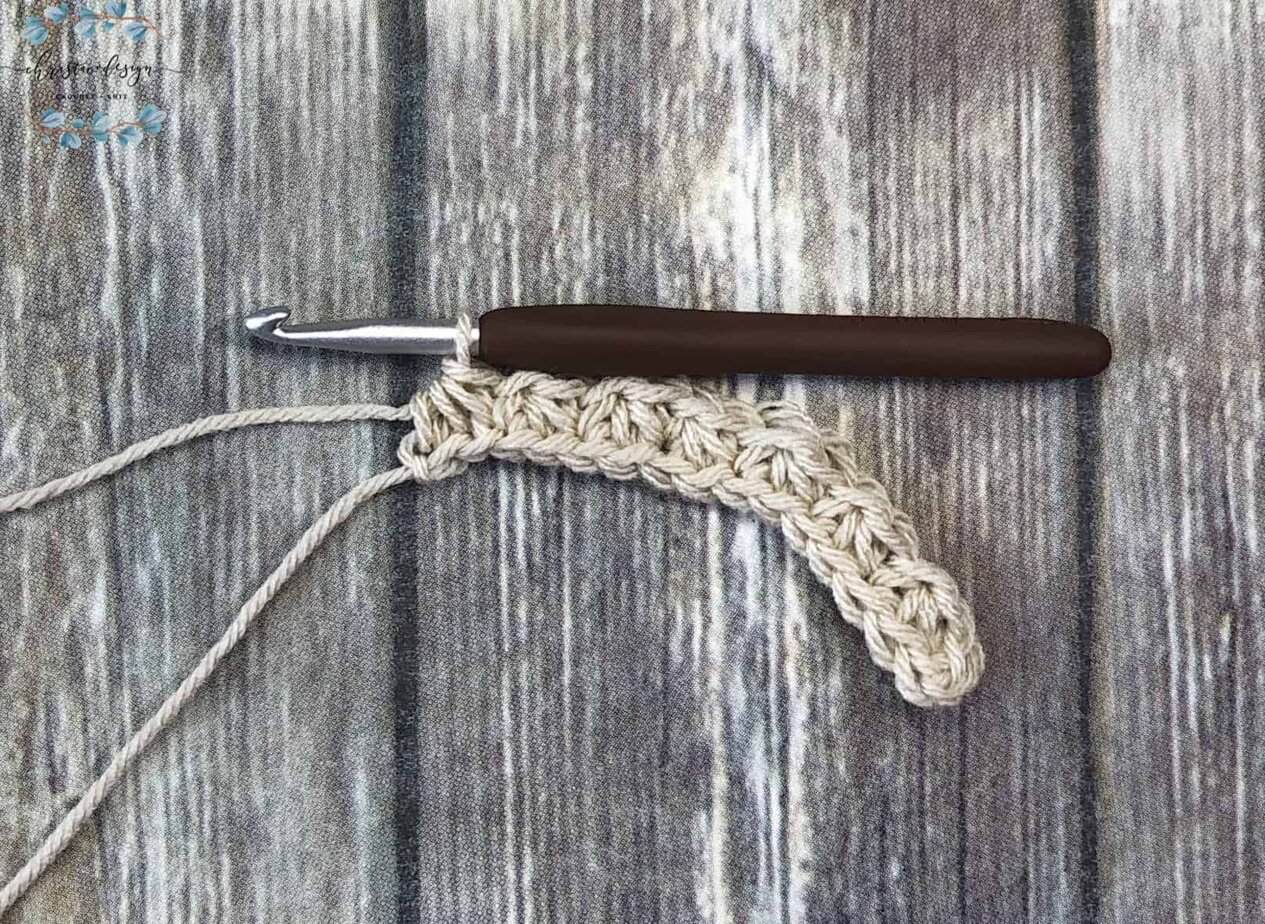 picture of ending trinity stitch