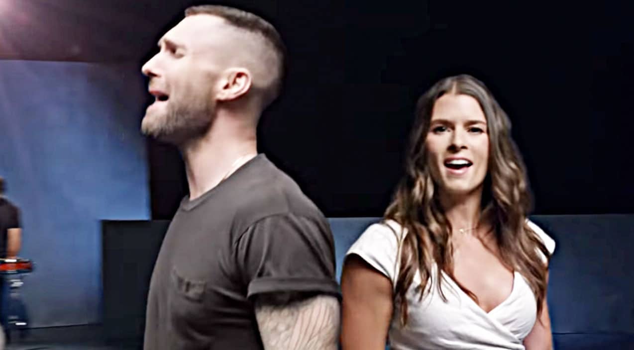 Danica Patrick Dances With Adam Levine In Girls Like You Music
