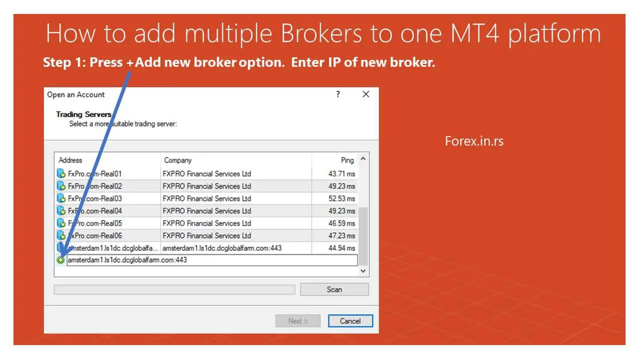 add forex mic to mt4