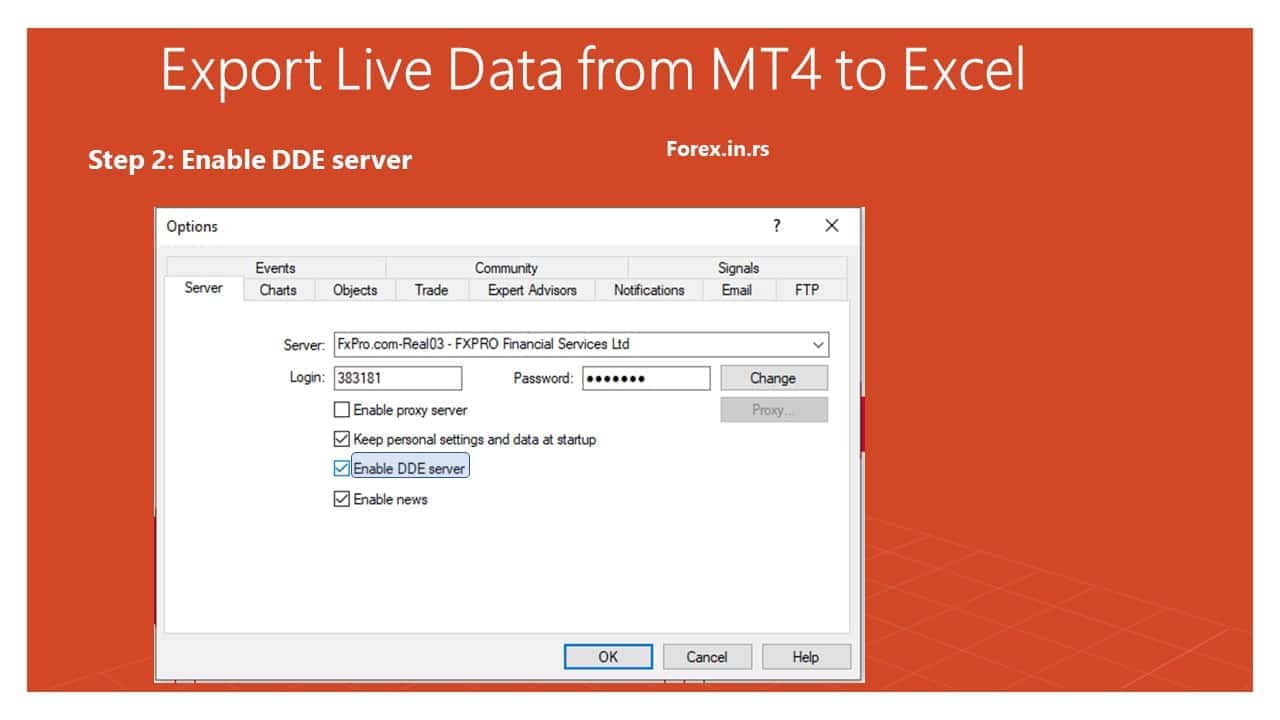 Mt4 dde server