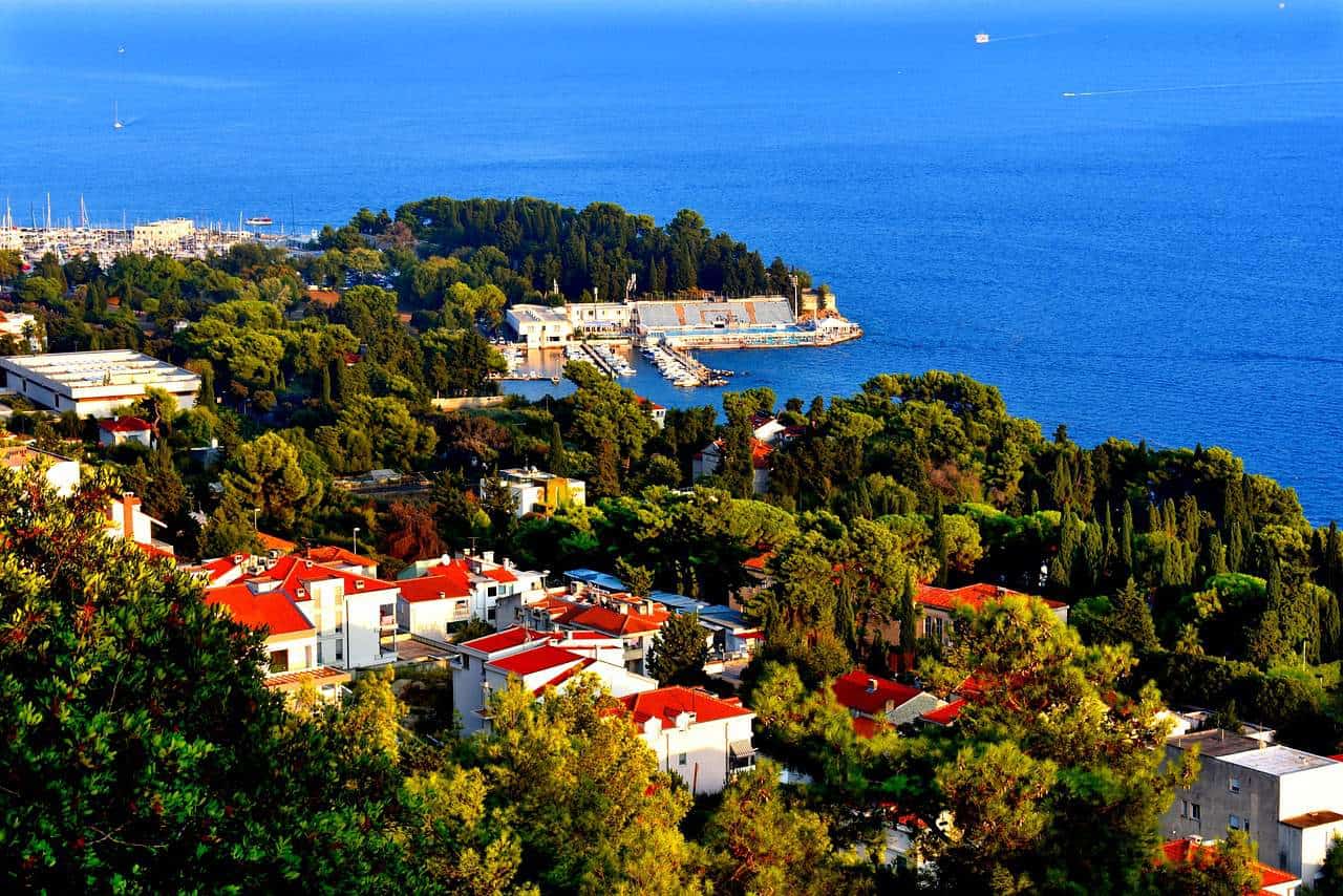 Die Stadt Split an der Adria Die Stadt Split an der Adria