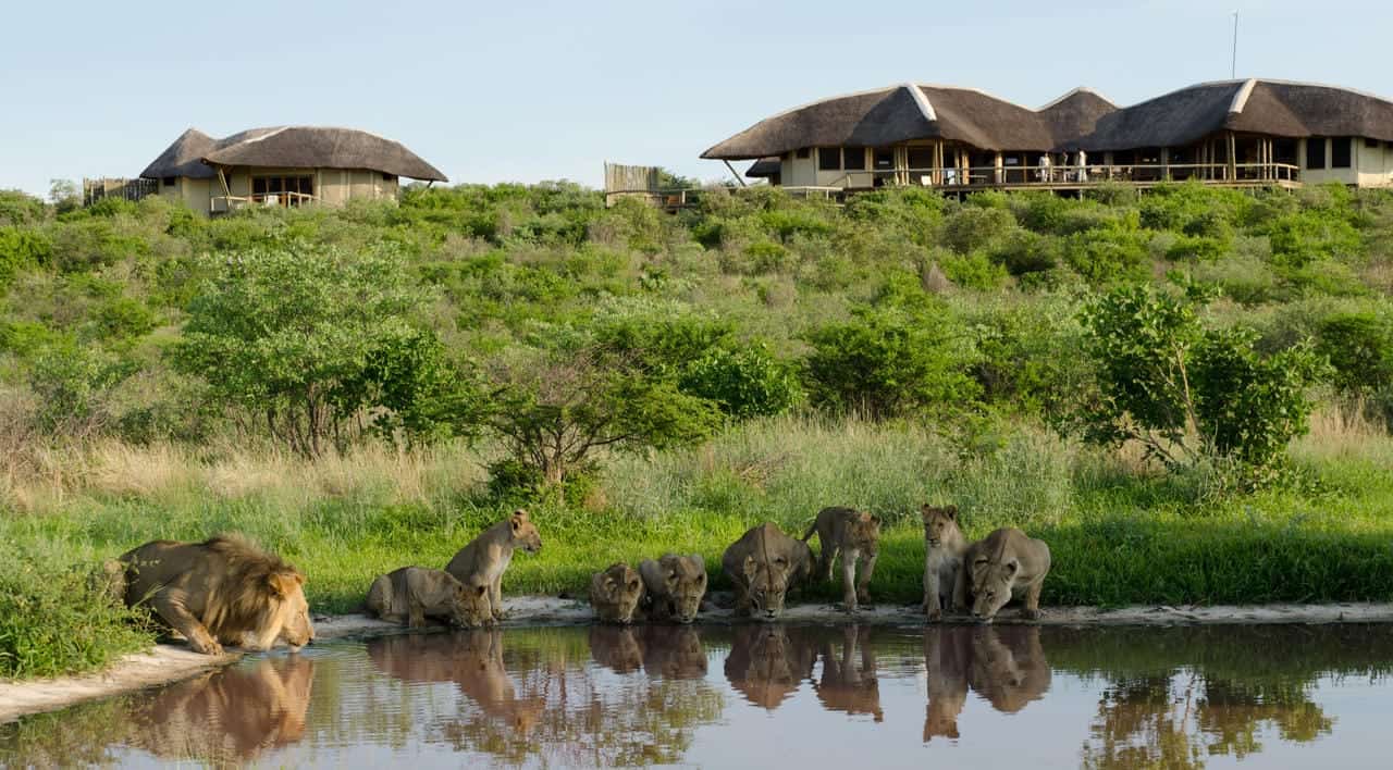 Kwando Tau Pan Camp View