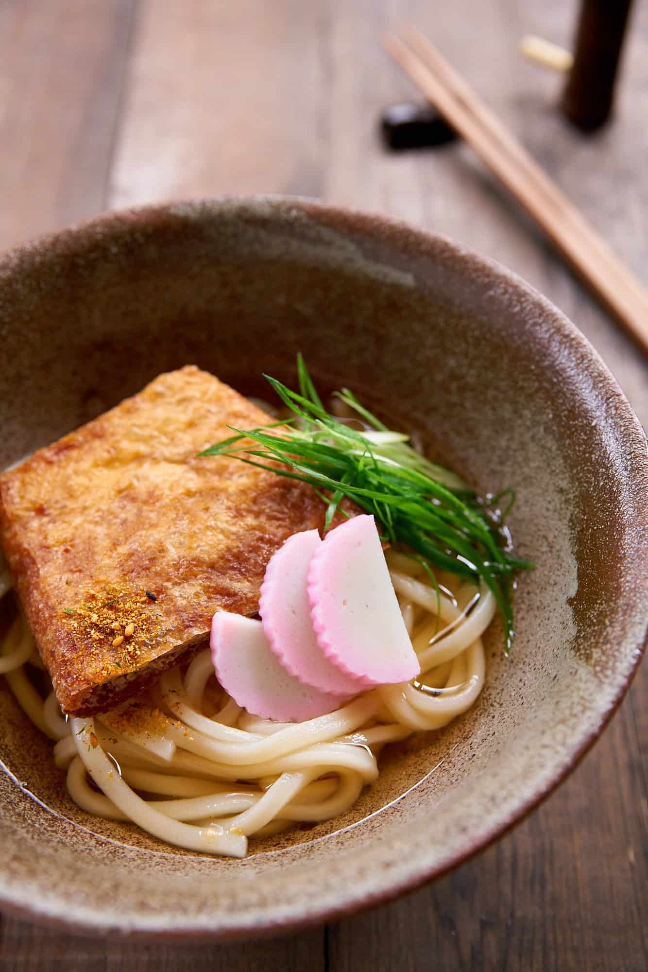 Kitsune Udon Recipe きつねうどん Udon With Savory Sweet Fried Tofu