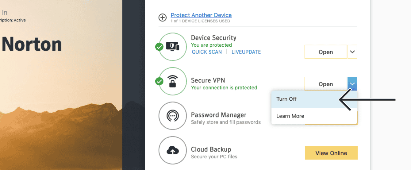 Can't Browse With ExpressVPN Mac App and Norton 360