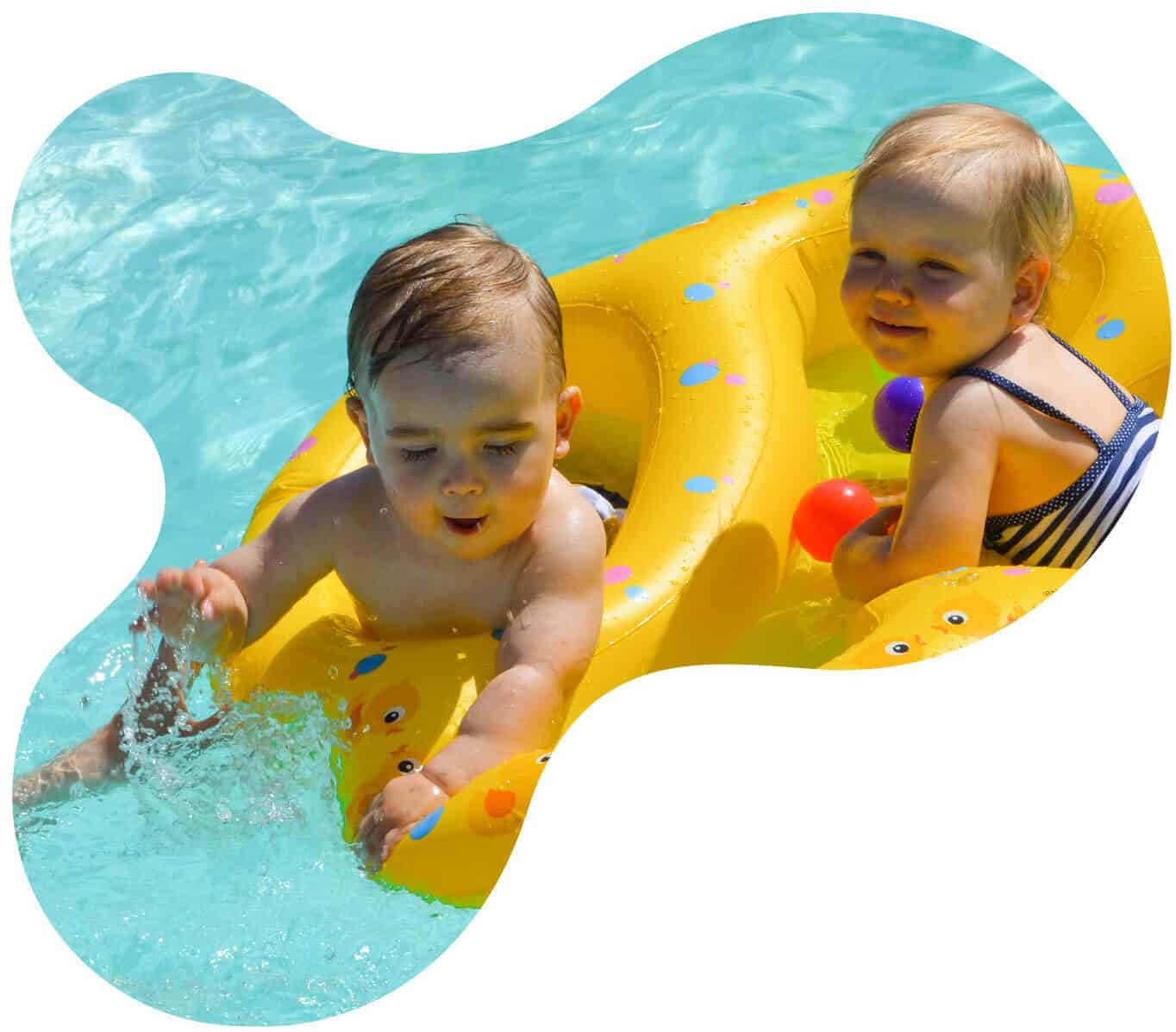Twin Swim Float - Duo Float - Double Float - Tweeling Zwemband - TwinSwimFloat