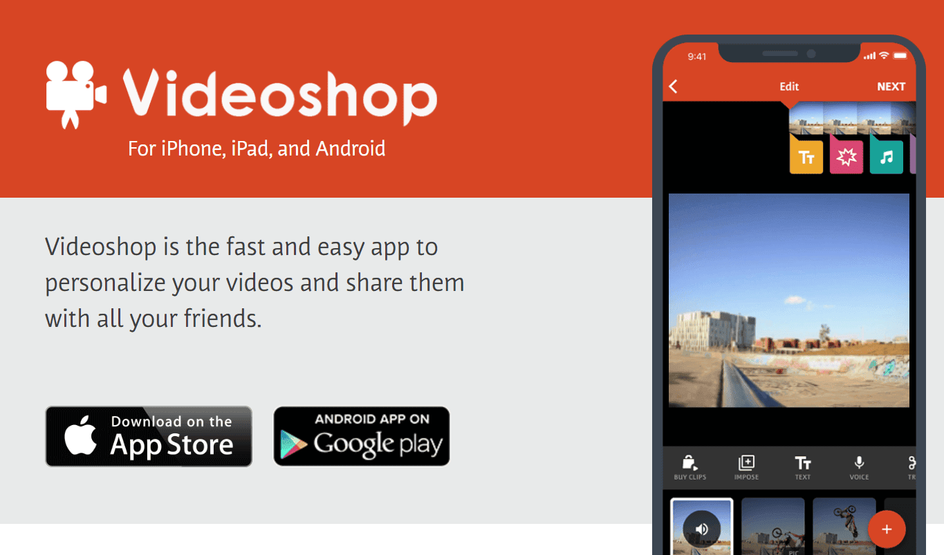 Videoshop Video Marketing Tool