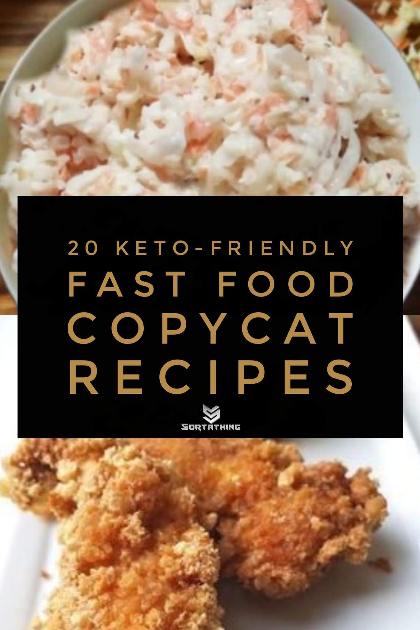 20 Keto Fast Food Copycat Recipes - Keto KFC Copycat Coleslaw & Chick-Fil-A Tenders