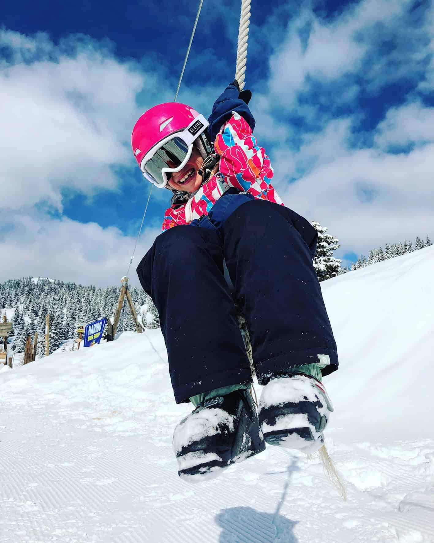 Ski Camp Les Houches zipline