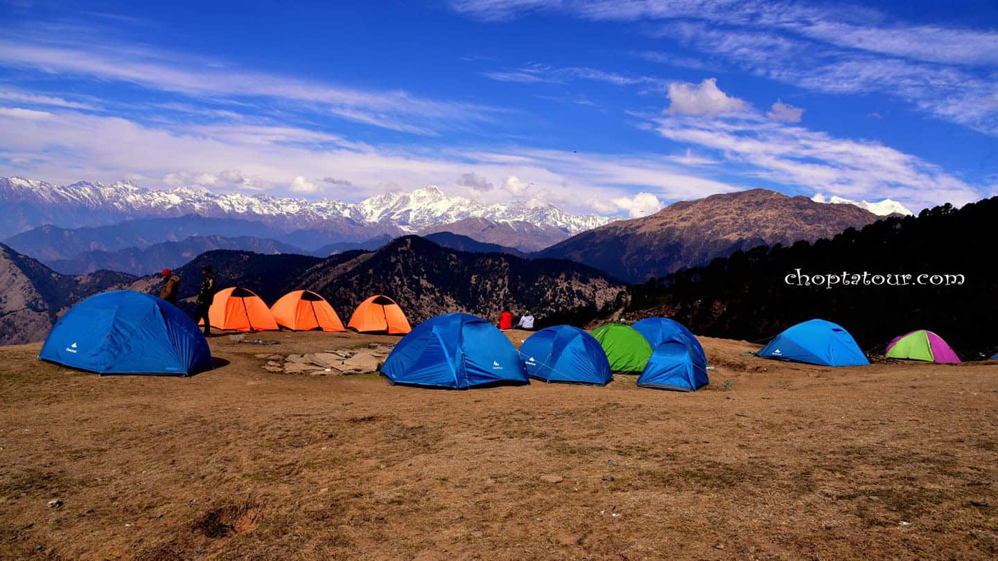 Camping in Chopta - Dome Tents Pitching Camps in Chopta - Guide to Camping in Chopta"