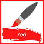 Colors In English - Red