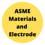 asme material and electrode in our apps
