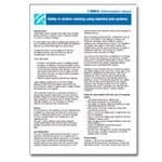 Safety in Window Cleaning Using Waterfed Pole Systems