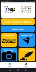 Cartel sobre Festival Estudiantil de las Artes